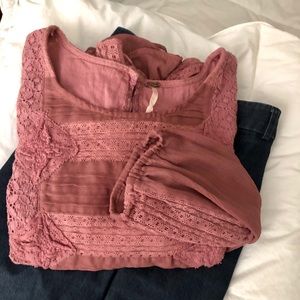 Free People gorgeous new lace tunic